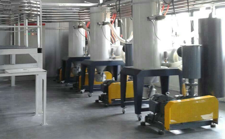 自動(dòng)化物料輸送設(shè)備中采用的羅茨風(fēng)機(jī)